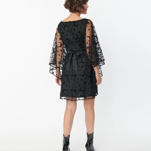 Smak Parlour Moon and Stars Caftan style Dress - Picture 2 of 2